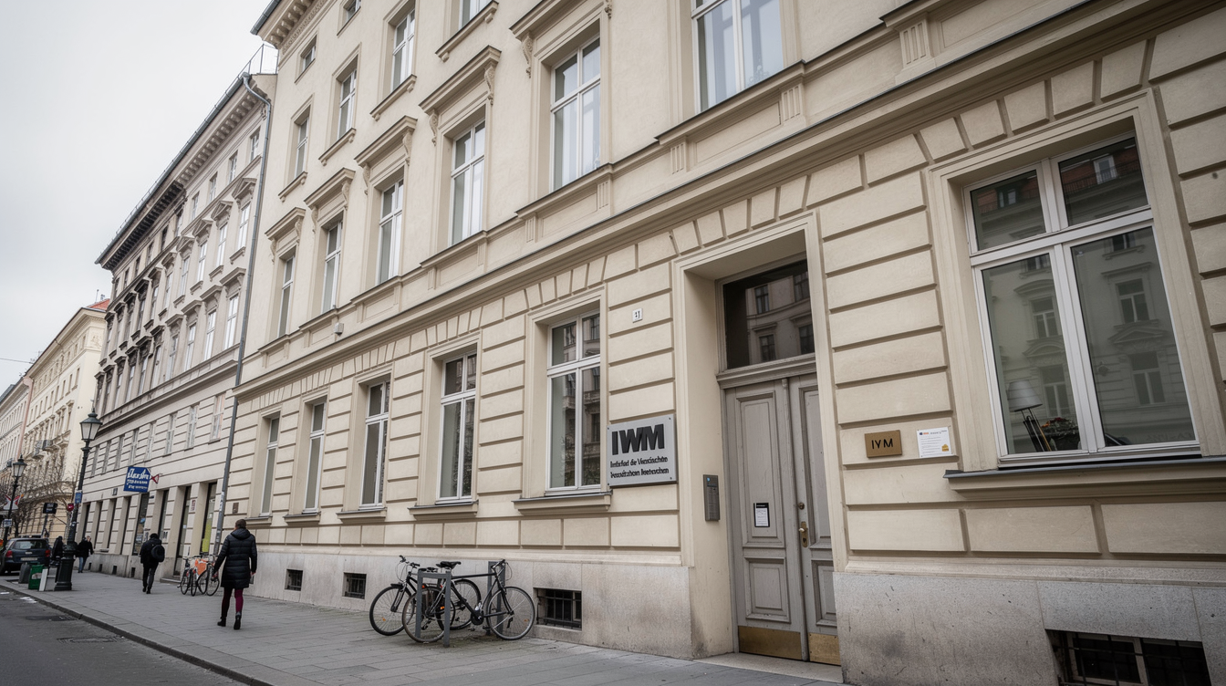 The exterior of the Institut für die Wissenschaften vom Menschen building in Vienna